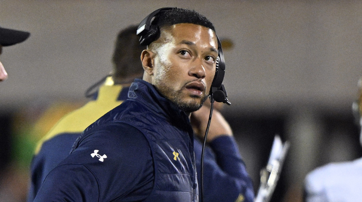 Notre Dame coach Marcus Freeman
